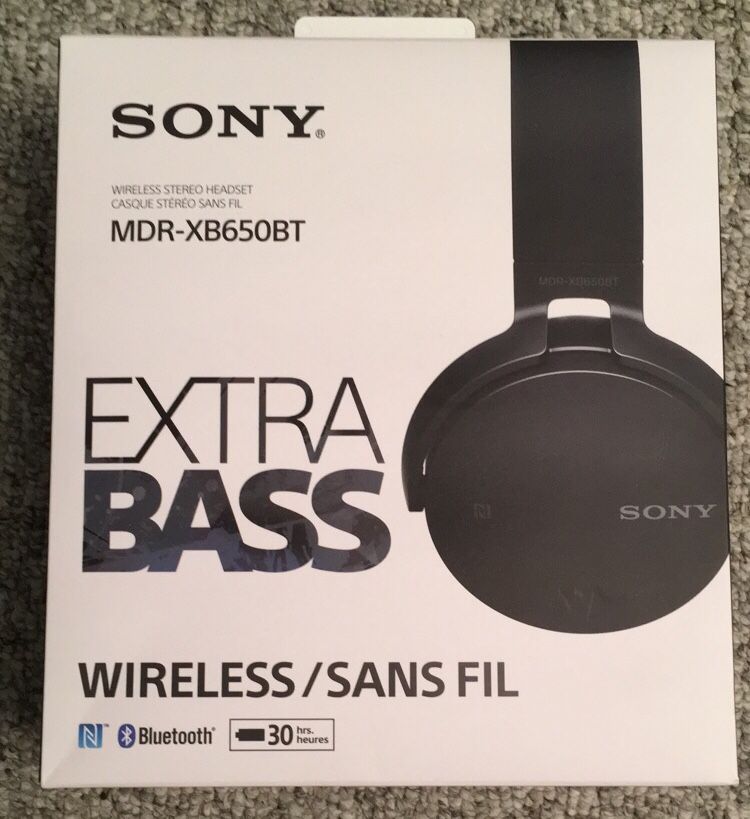 Sony MDR-XB650BT Extra bass Wireless Headphone