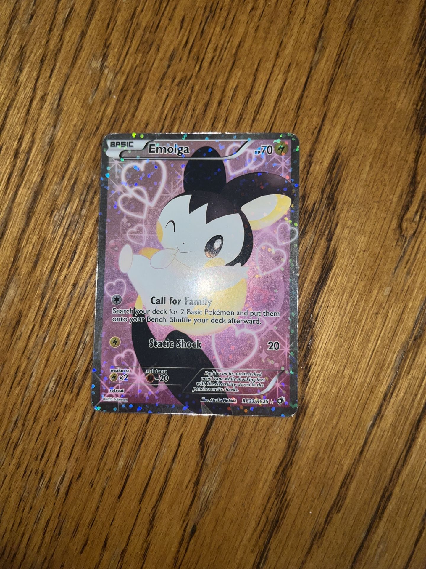 Emolga pokémon card