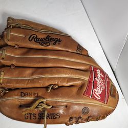 Leather Rawlings 12.5" Baseball Mitt GTS Glove GTS44BW Right Hand Throw RHT