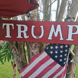 Trump Wooden Sign