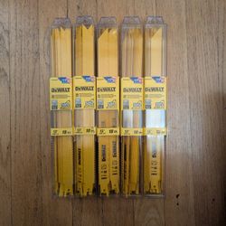 DEWALT Reciprocating Saw Blades, Straight Back, 12-Inch, 18 TPI, 25-Pack (DW4822B25)
