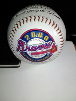 2000 Atlanta Braves Autographed Baseball