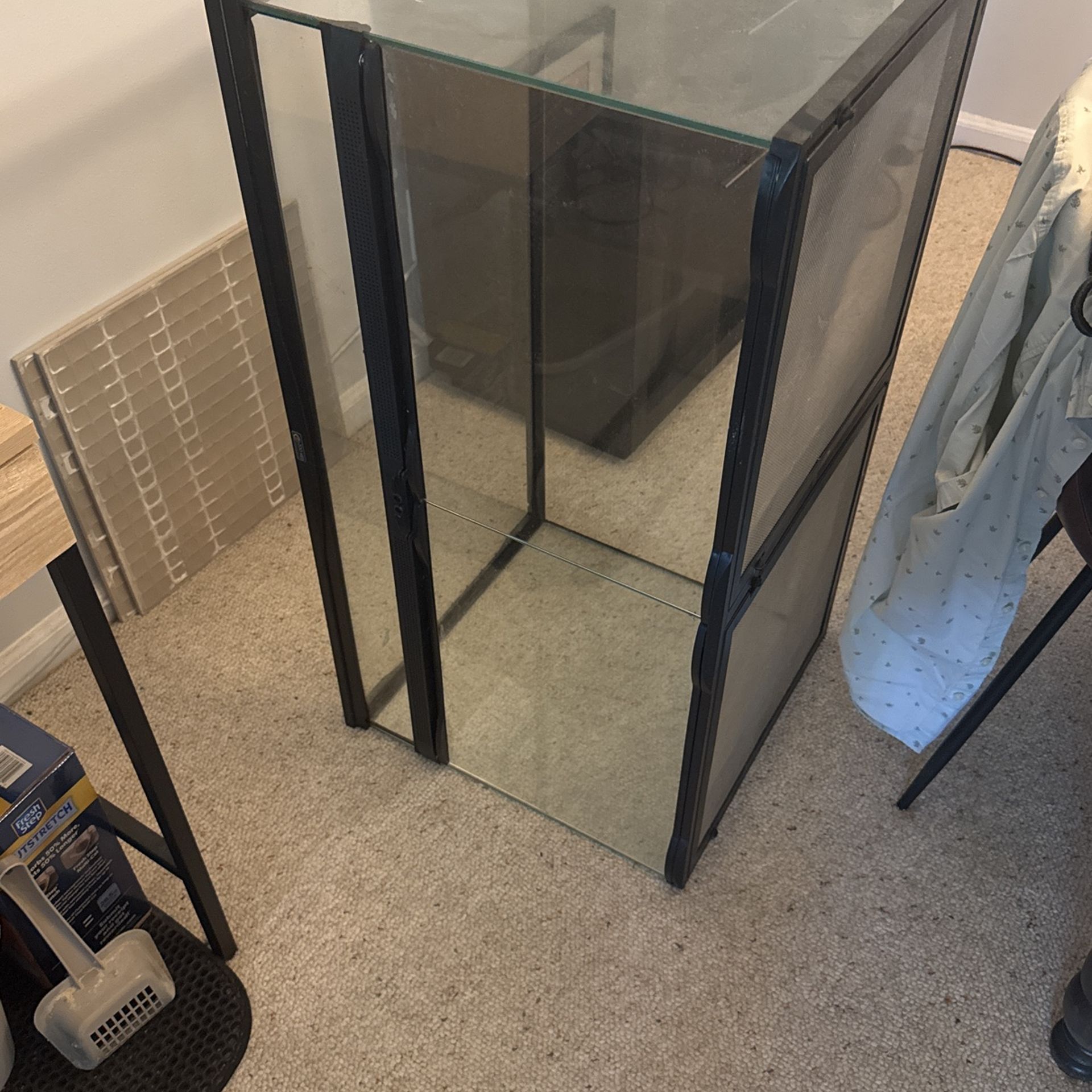 Two 40 Gal. Reptile Terrariums