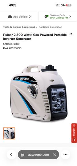Pulsar PG2300iS Portable Inverter Generator