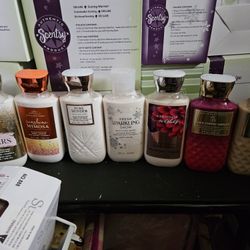 Bath And Body Lotions. Each. New