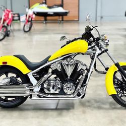 2023 Honda Fury ABS (Pearl Yellow) Chopper Bike (Model #: VT13CXAP)