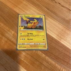 Pikachu holographic Cereal 25th Anniversary Promo Card