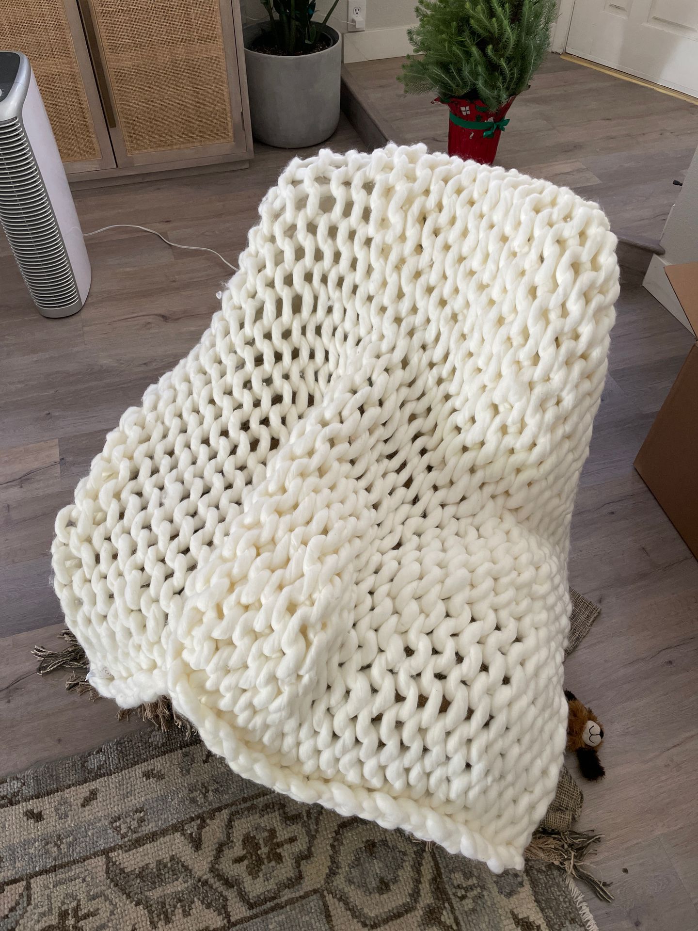 Casaluna chunky knit throw blanket