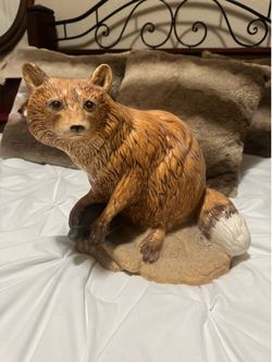 Wildlife Fox with turtle figure from Italy
