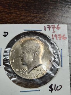 1976-D Bicentennial Kennedy Half Dollar