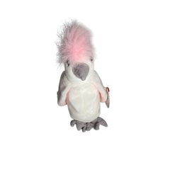 TY Beanie Baby Kuku  the Cockattoo Bird 6½" H Vintage Plush 1998 Read Below 