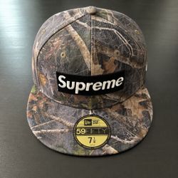 Supreme Championship Box Logo New Era Fitted Timber 7 1/8
