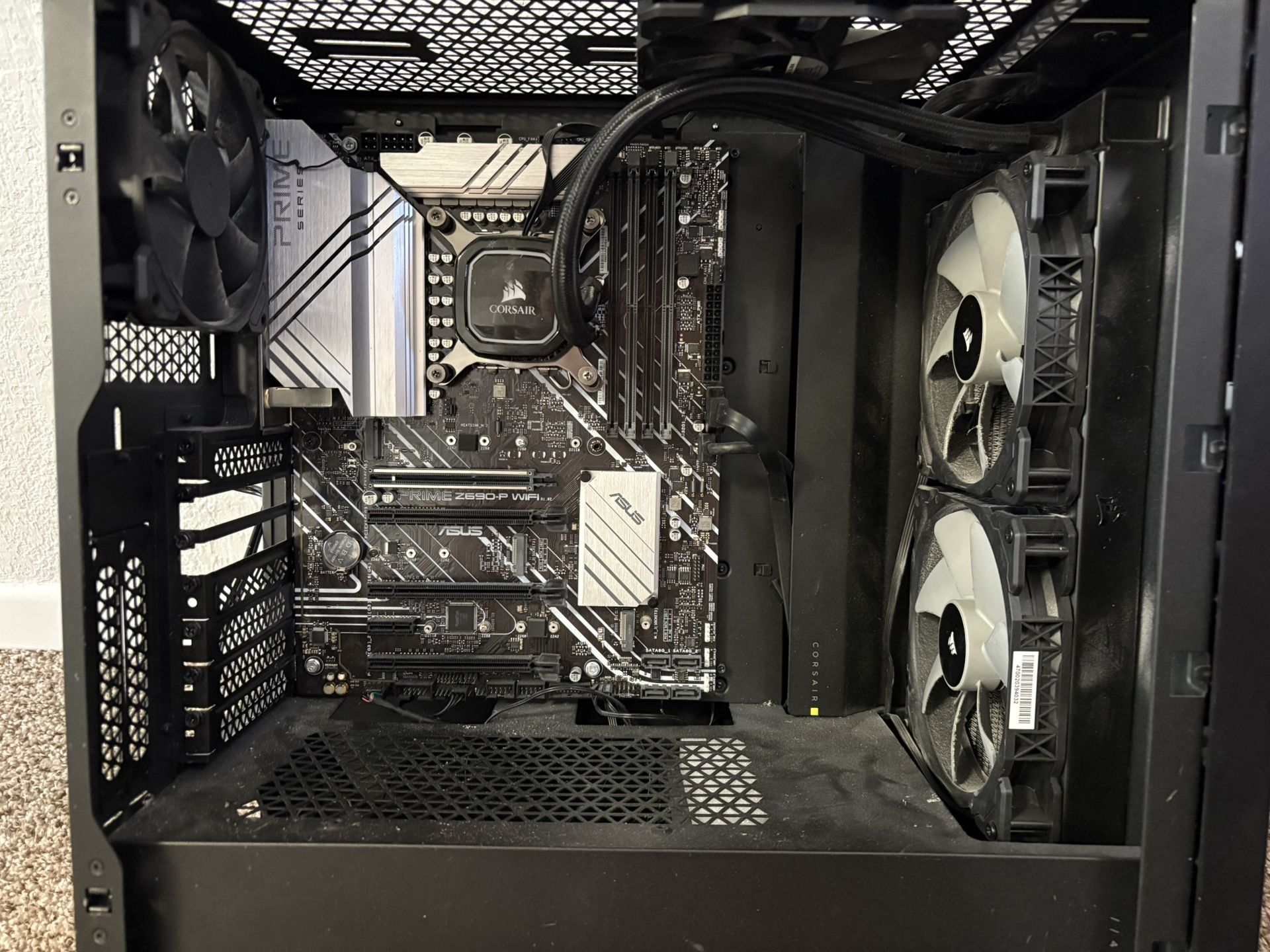 PC Parts - Scrapyard Build Starter - Corsair Case, i7 12700KF, ASUS Z690-P Wifi Motherboard, H100 Watercooler