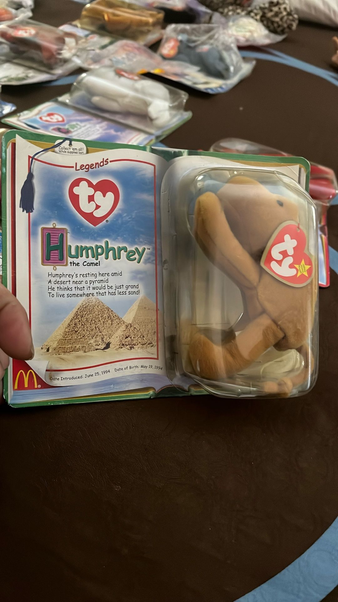 2000 McDonald’s beanie baby Humphrey’s rare air $150