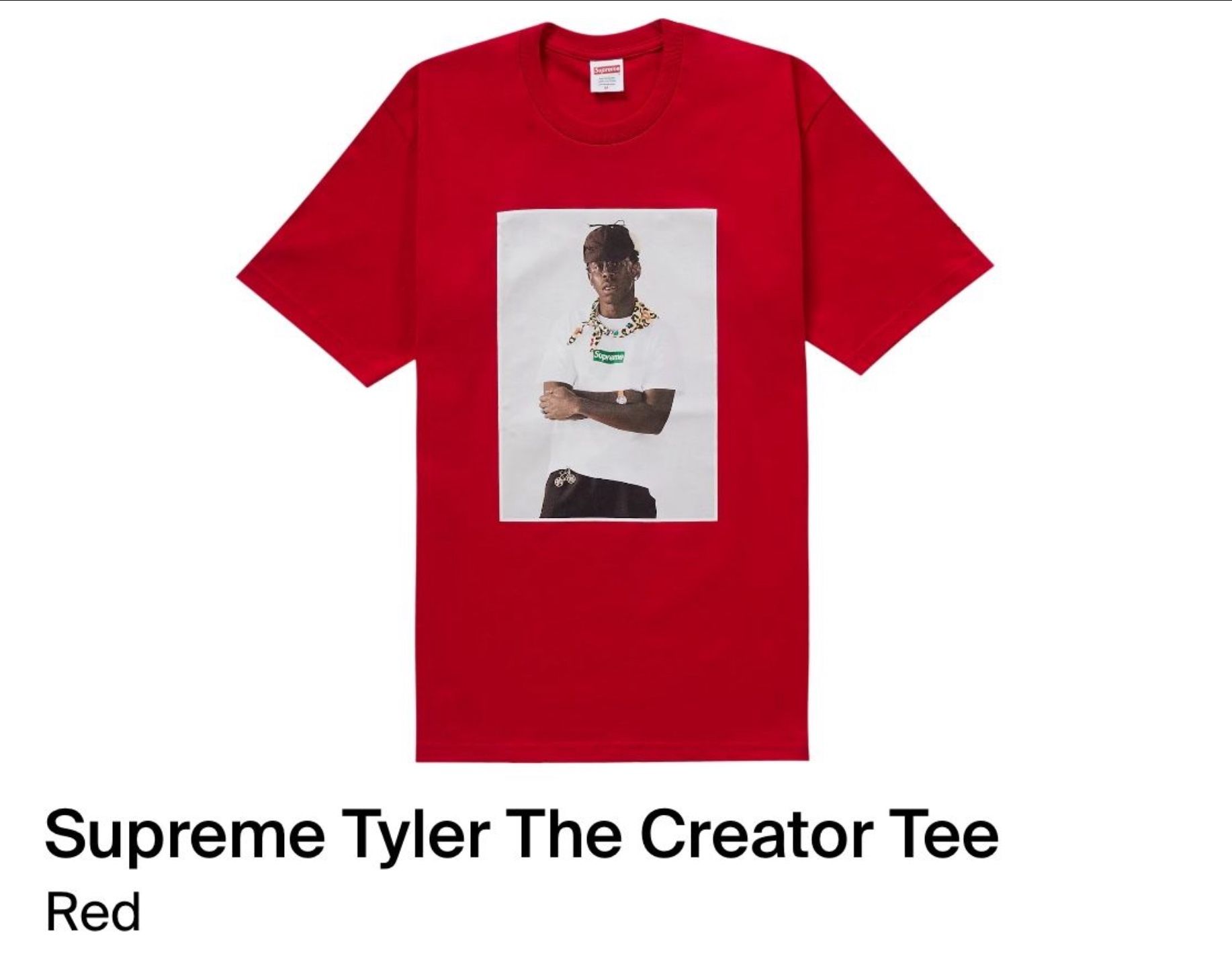 Supreme Tyler The Creator Tee Large Red DS