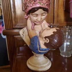 Mother And Son Statue