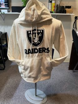 Raiders Vanilla Pull Over Hoodie Size XL
