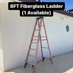 8ft Fiberglass Ladder (1 Available) PickUp Available Today (NEED GONE ASAP)