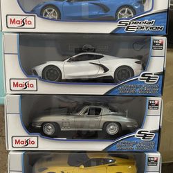 Maisto 1/18 Scale Die Cast. Corvette 