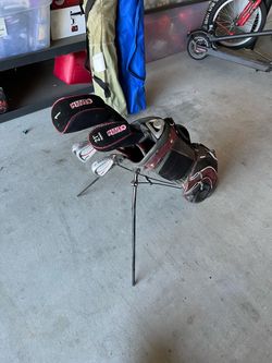 Jr Nitro left hand set golf clubs
