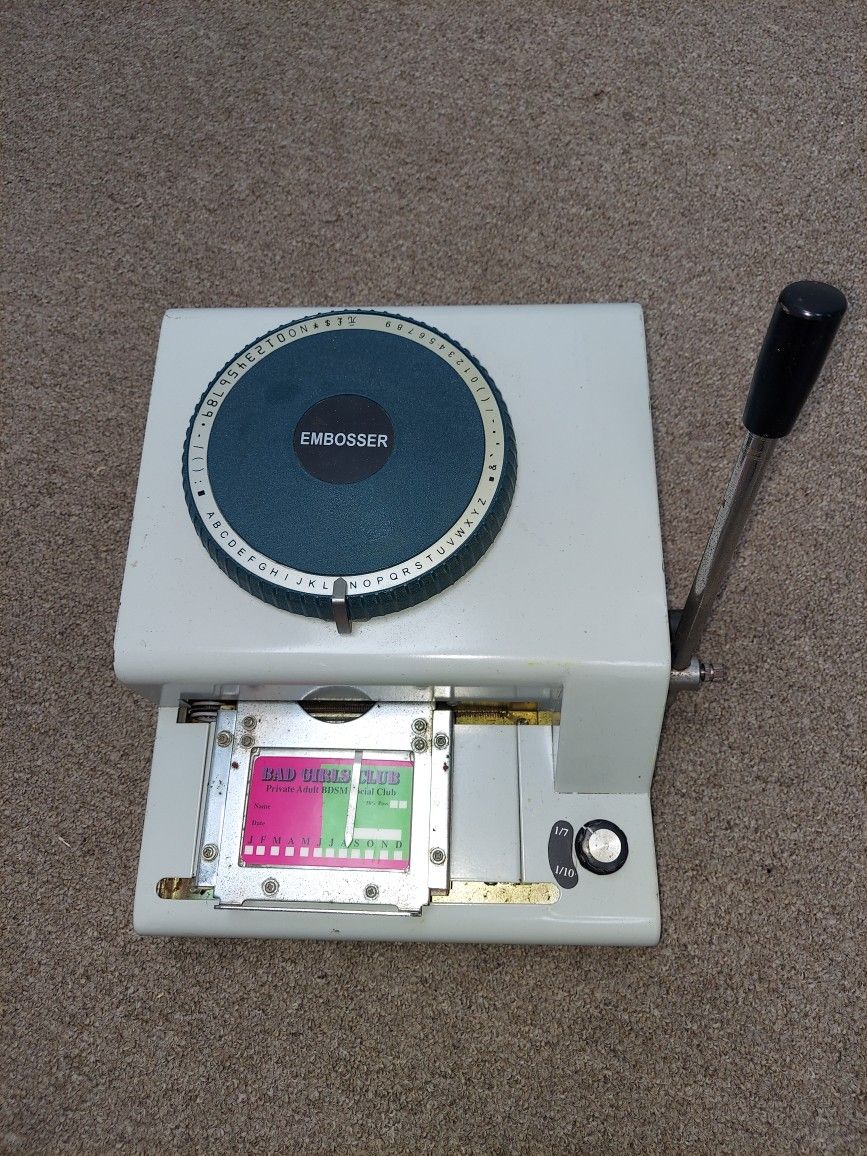 Embossing Machine