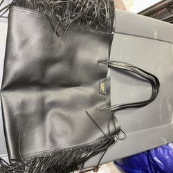 Victoria Secret Leather Fringe Purse 