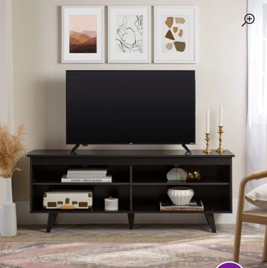 Schaeffer 58" Open Storage TV Stand for TVs up to 65"
