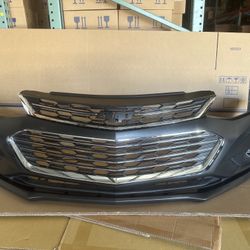 Front Bumper With Fog Lights And Grille For 2016 - 2018 Chevy Chevrolet Cruze
