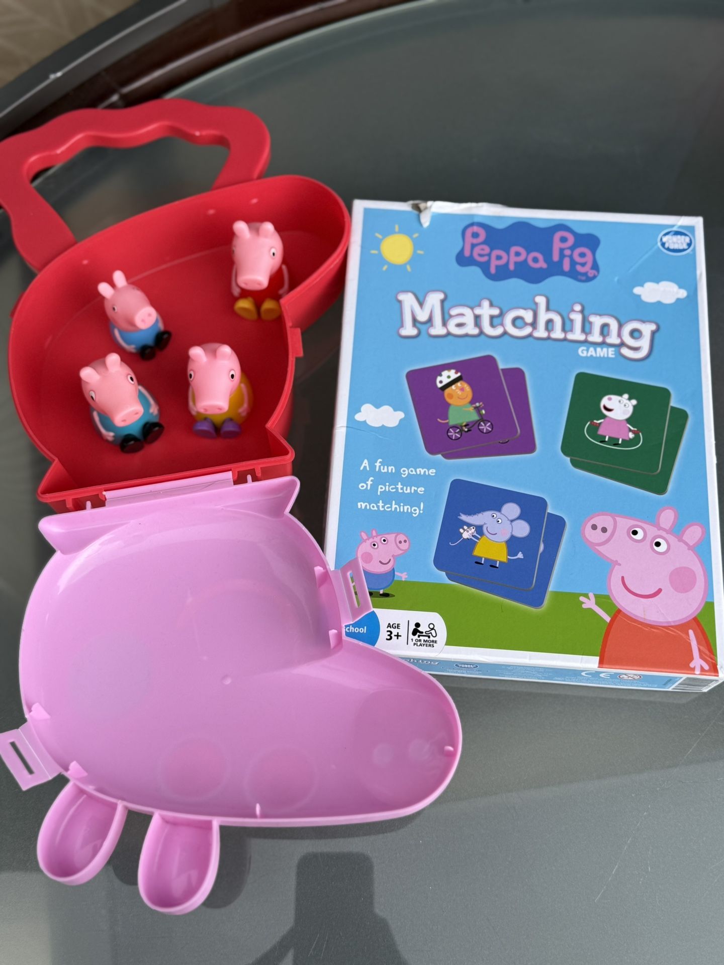 Peppa Pig Figurines And Memory Game
