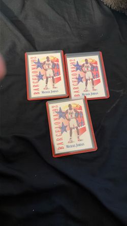 Michael Jordan Barcelona 1992 USA Basketball Team Cards