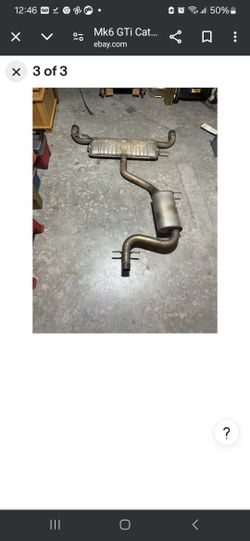 Volkswagen Golf Gti Exhaust System Dual  Muffler