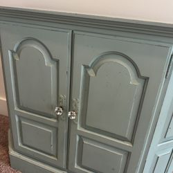 Mirror & Cabinet - Antique matching Finish 