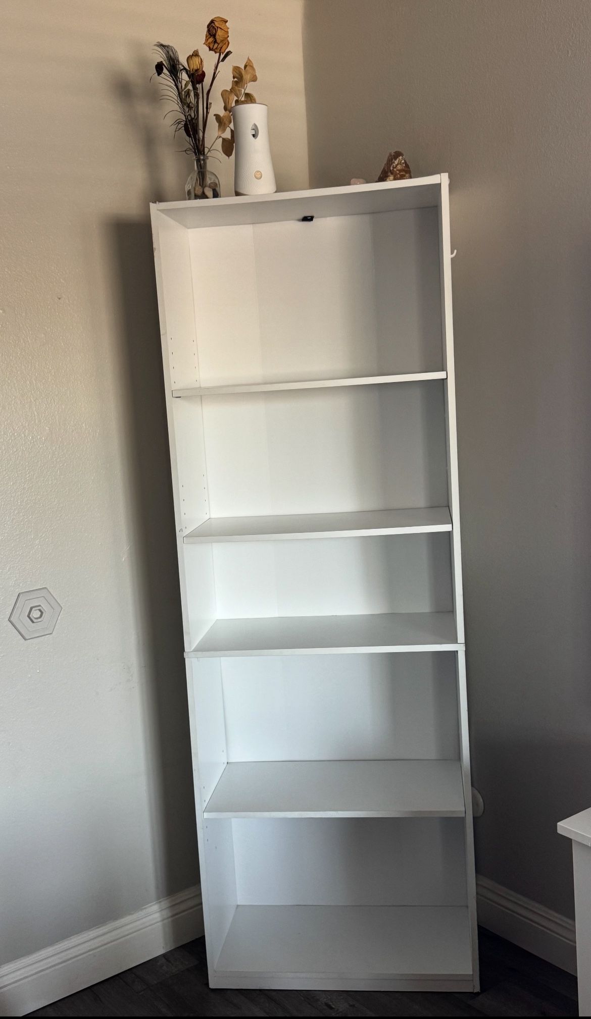 White Cabinet Space & TV Stand