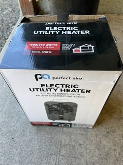 ELECTRIC UTILITY HEATER IN BOXED