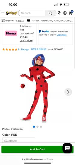 Miraculous ladybug Costume