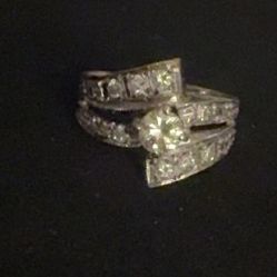 Diamond ring, half carat