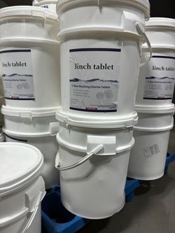 3-Inch Slow Dissolving Chlorine Tablets Bucket