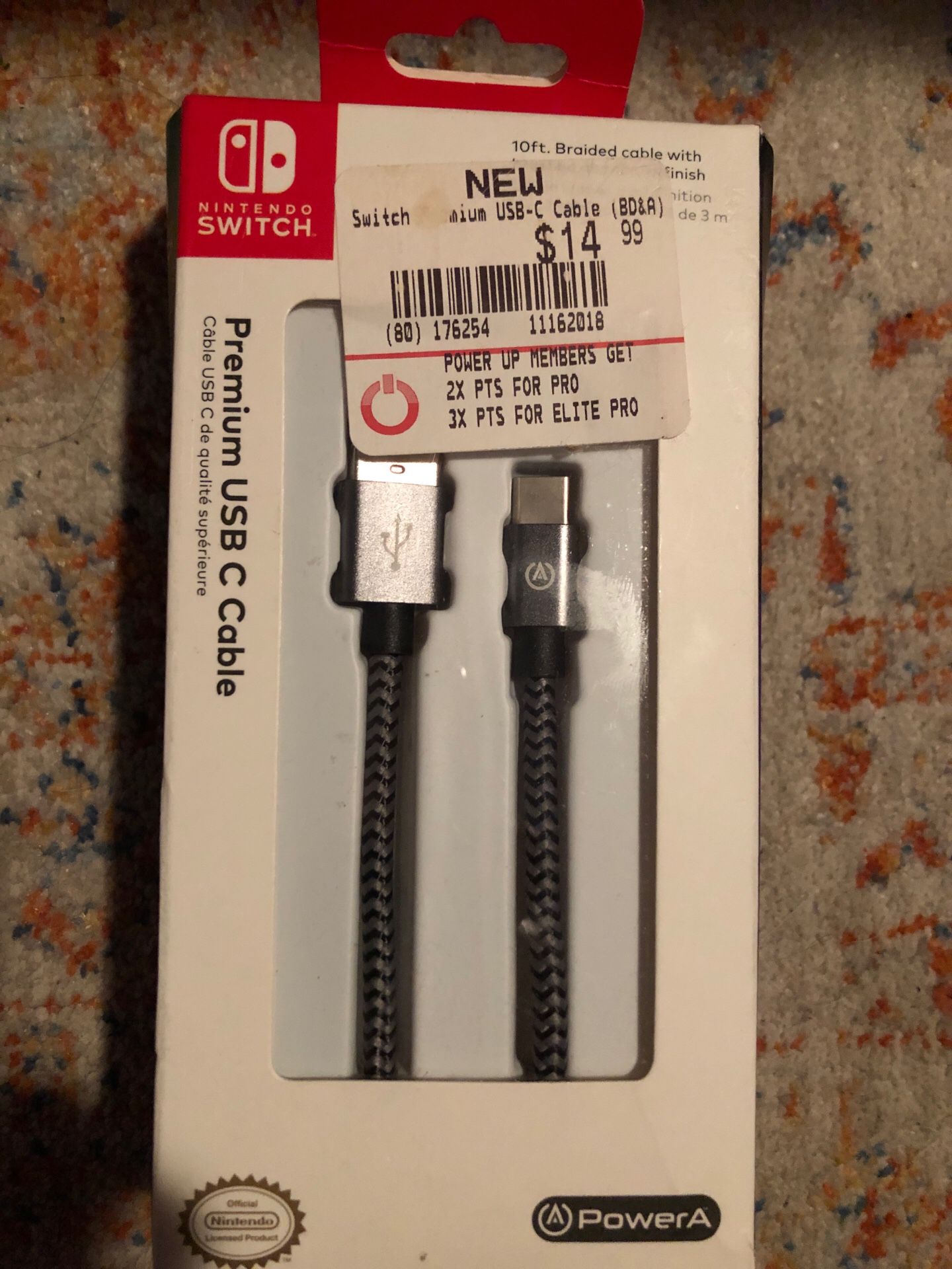 Nintendo switch usb cable Power A Premium USB-C Cable for Nintendo Switch