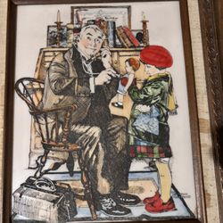 Norman Rockwell Etching 