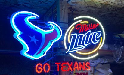 HOUSTON TEXANS NEON