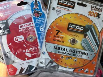Ridgid and Diablo Metal Cutting Diamond Blades