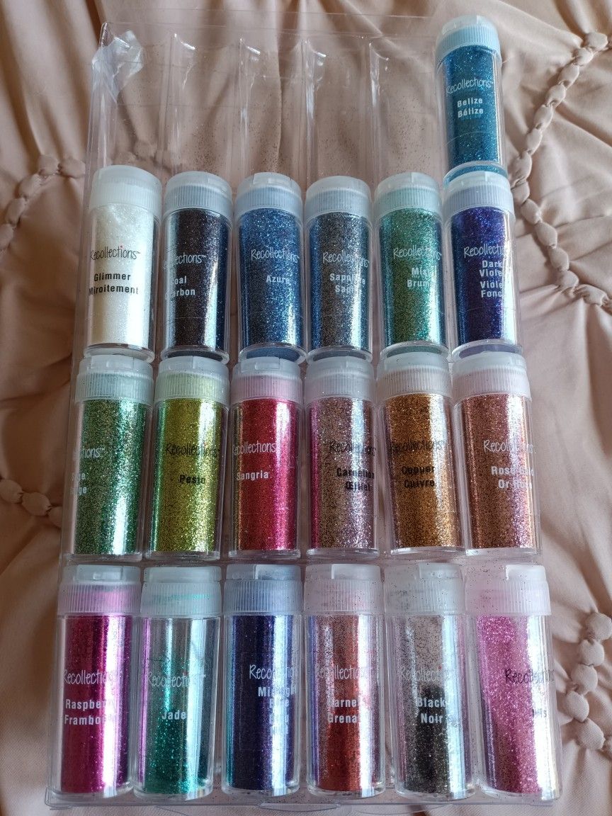 Glitter Tubes From Michael's