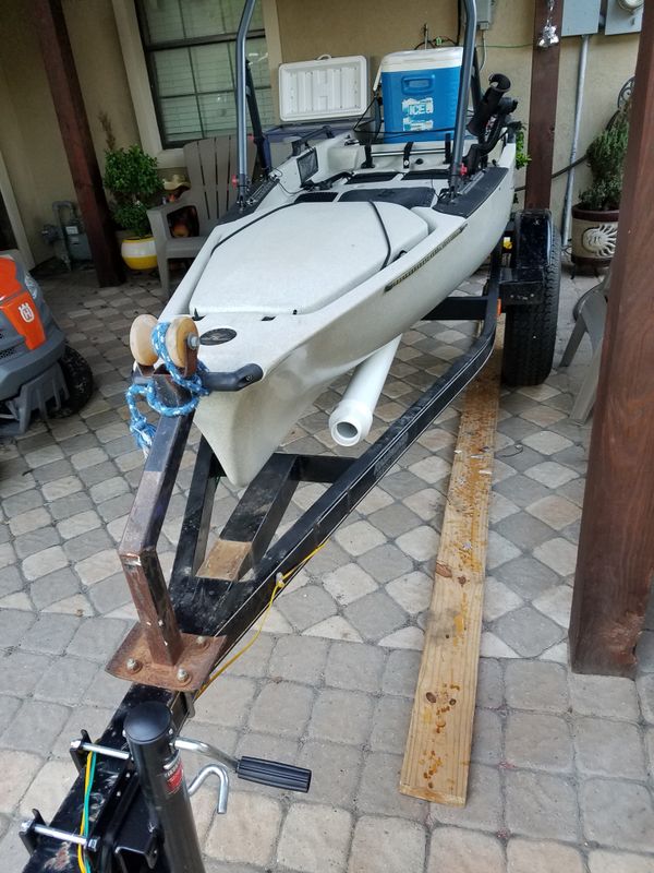 2015 hobie PA14 kayak with trailer for Sale in Houston, TX OfferUp