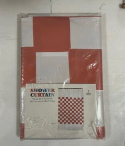 Shower plastic curtain
