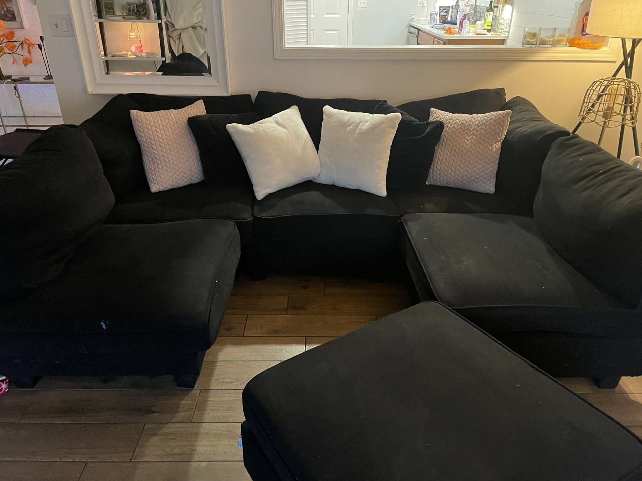 Couch With Ottoman 