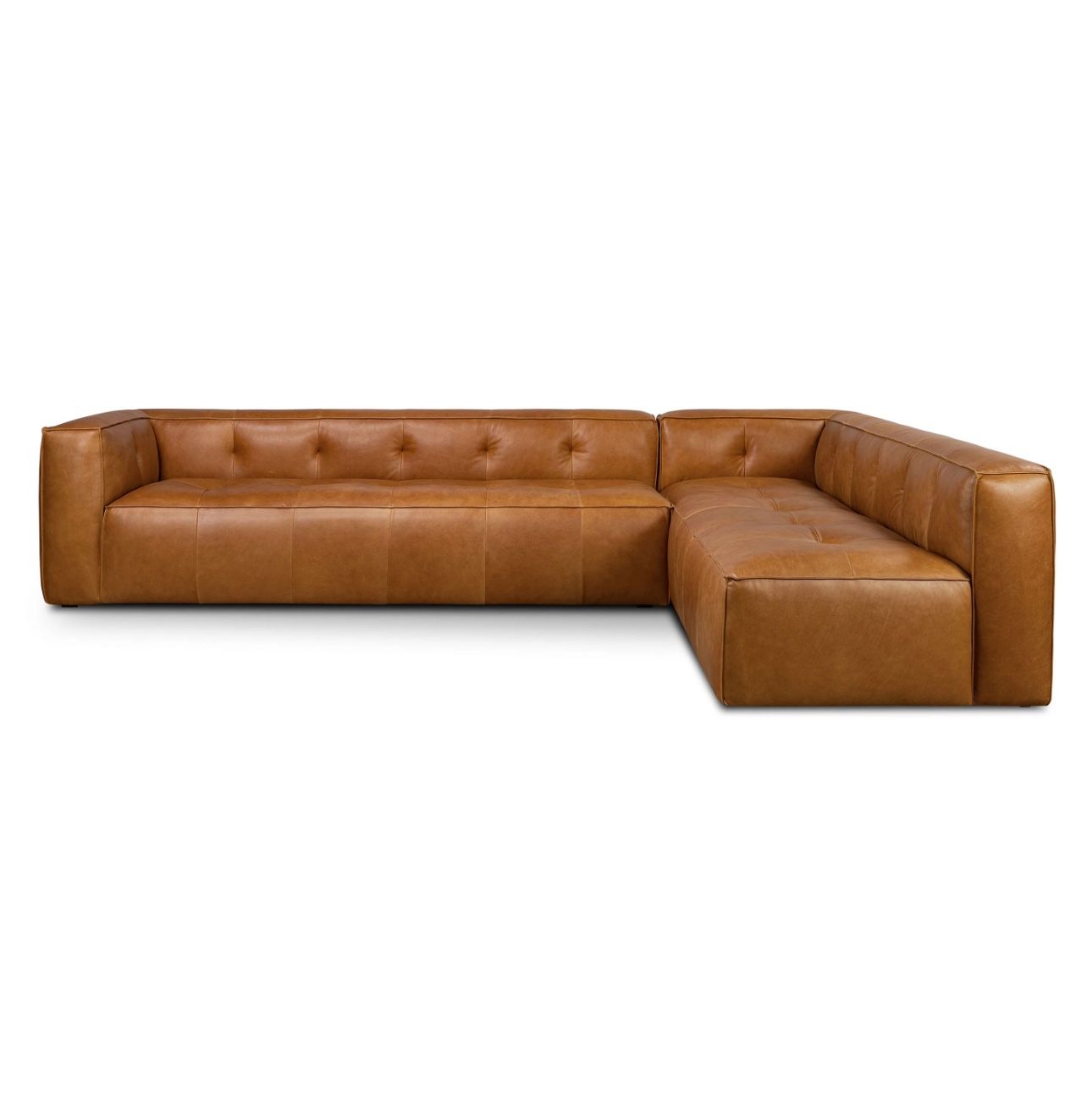 Poly & Bark Capa Reversible Corner Sectional – Saddle Tan Leather,New Products : American Fashion Style Bags On Sale