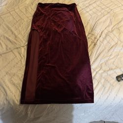 Velvet Skirt 