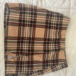 Plaid Skirt