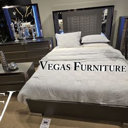 Queen Bedroom Set 4pc 