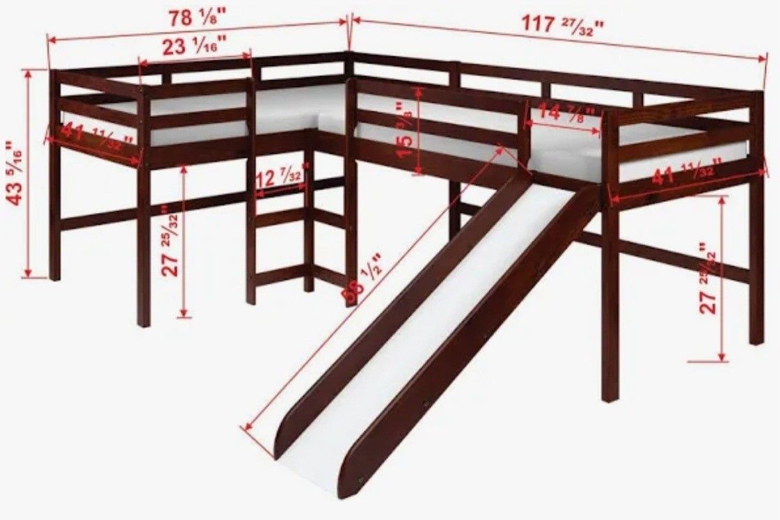 Double Twin Loft Bed